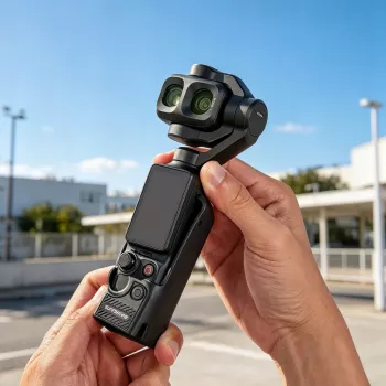 Capa de proteção TPU SUNNYLIFE OP4-BHT200-D para DJI Osmo Pocket 3 / 4 / 4P - preto