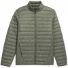Casaco de penas para homem 4F M084 verde azeitona 4FSS23TDJAM084 44S