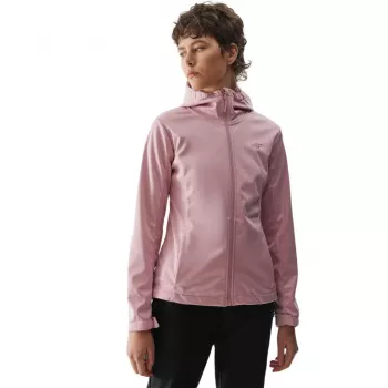 Casaco softshell para mulher 4F F215 rosa claro tamanho L