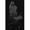 Cadeira gaming Yumisu 2050 Material cinzento/preto