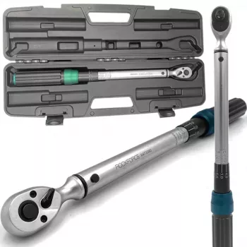 Chave dinamométrica de clique ROCKFORCE Premium, encaixe de 3/8