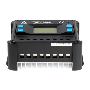 Controlador de carga solar AZO Digital PWM SOL-30ED 12/24V 30A com ecrã LCD