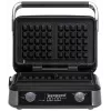 Adler AD 3084 máquina de waffles, 2400 W, preto/prateado