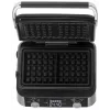 Adler AD 3084 máquina de waffles, 2400 W, preto/prateado