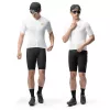 Camisola de ciclismo de manga curta ROCKBROS Diamond – homem Active Fit, branco, tamanho XL