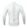 Hoodie de ciclismo térmico corta-vento ROCKBROS TLWT001 ROAD TO SKY L - branco