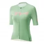 Camisola de ciclismo ROCKBROS para mulher YDDX012-1 de manga curta com fecho de correr integral verde tamanho L