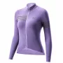 Camisola de ciclismo ROCKBROS para mulher de manga comprida YPW065 TVI outono/inverno roxo tamanho L