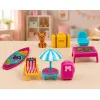 Conjunto de golfe Meleks LEAN TOYS para bonecas com cão conjunto de golfe acessório de férias