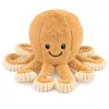 Polvo de peluche LEAN TOYS com tentáculos elásticos bege 30 cm