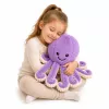 Polvo de peluche LEAN TOYS com tentáculos elásticos roxo 50 cm