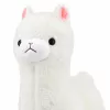Alpaca lhama de peluche LEAN TOYS pelo macio branco 38 cm