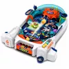 LEAN TOYS Jogo de arcada Space Pinball fliper de espaço obstáculos de foguetes 8 bolas