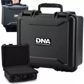 Mala de transporte para DNA CASE IP 42x35, robusta, IP67 à prova de água, preta