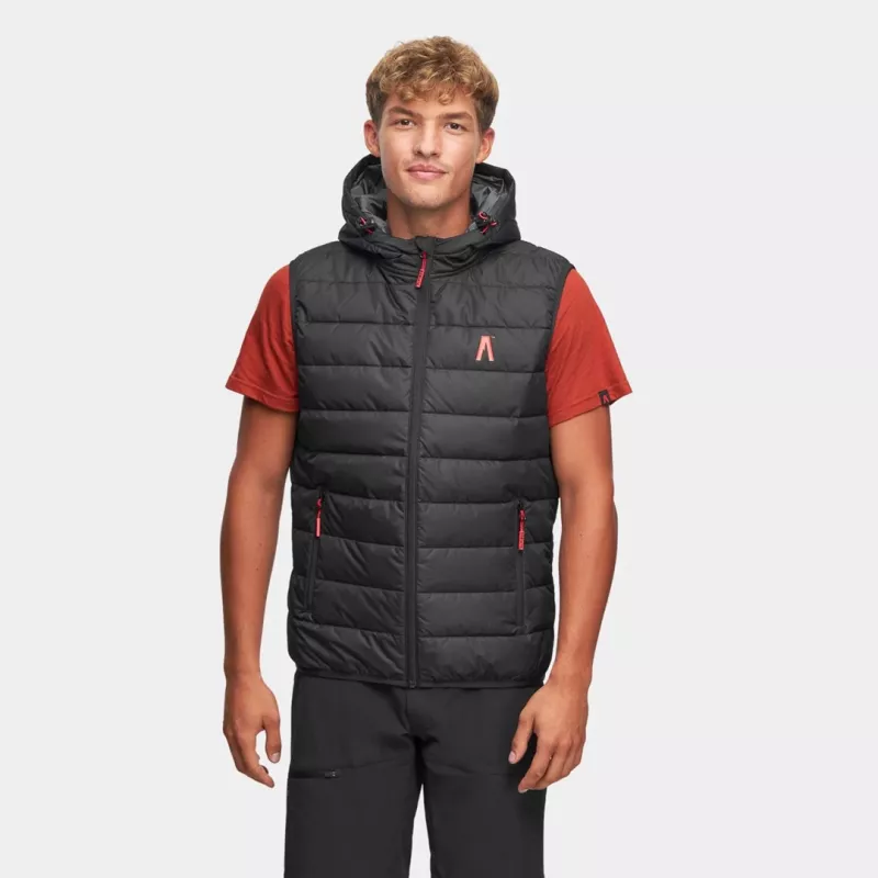 Alpinus Athos Colete para homem preto tamanho S