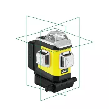 NIVEL SYSTEM CLx3G Nível laser de linhas verdes 3x360° com bateria de iões de lítio