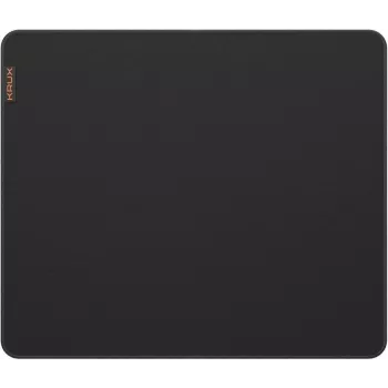 Tapete de rato gaming KRUX Space XL – Tapete de secretária em tecido microtecido, 900x400x3 mm, base de borracha antiderrapante, preto