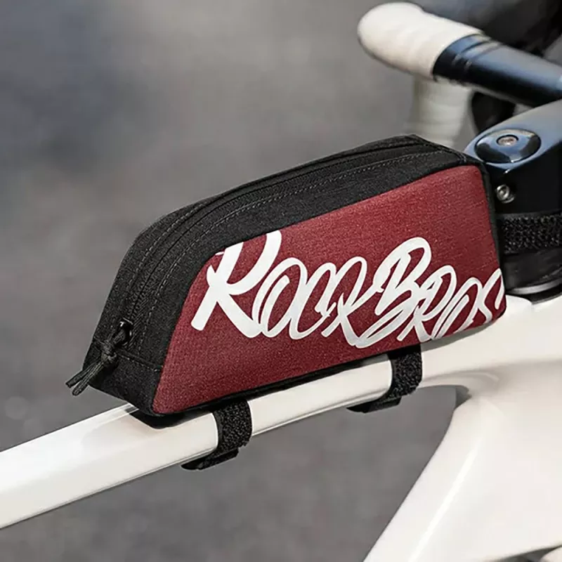 Bolsa de bicicleta para tubo superior Rockbros G009 Flash Journey 0,8L Vermelho