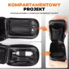 Bolsa de selim multifuncional à prova de água ROCKBROS AS-150 com suporte de garrafa - Preto