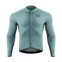 Jersey de ciclismo de manga comprida para homem ROCKBROS ROAD TO SKY M Cinzento-Azul