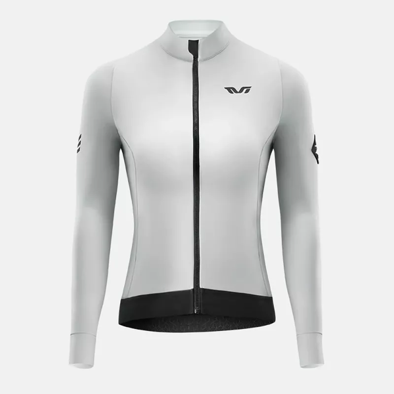 Rockbros YDWT006 TVI mulher casaco de ciclismo de inverno outono/inverno L - branco-cinzento