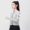 Rockbros YDWT006 TVI mulher casaco de ciclismo de inverno outono/inverno L - branco-cinzento