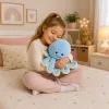 LEAN TOYS polvo de peluche com tentáculos elásticos azul 50 cm