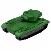LEAN TOYS conjunto militar soldados tanque veículo espingarda 13 peças