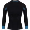 Alpinus Tactical Mulher Sweatshirt térmico base layer preto-azul GT43210 tamanho S