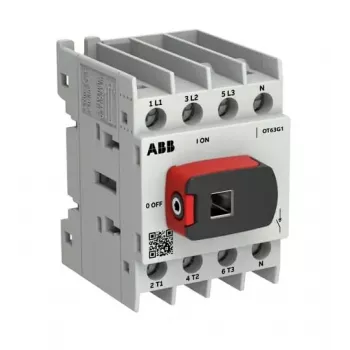 ABB OTOT63G1-4BSN2Plus Interruptor seccionador de carga, 63 A, tamanho G1, tetrapolar