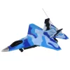 LEAN TOYS 16645 F-16 Fighting Falcon avião de combate com controlo remoto, efeitos sonoros e luminosos, 2,4 GHz, Cinzento