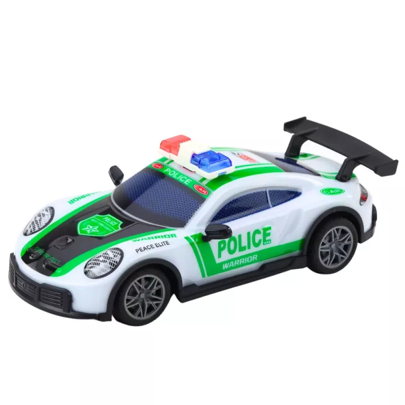 LEAN TOYS carro desportivo de polícia RC Drift com luzes LED 1:22