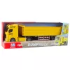 LEAN TOYS camião de transporte com atrelado elevatório, luz e som, Amarelo