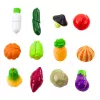 LEAN TOYS conjunto de corte de legumes com tábua e faca, acessório educativo para crianças