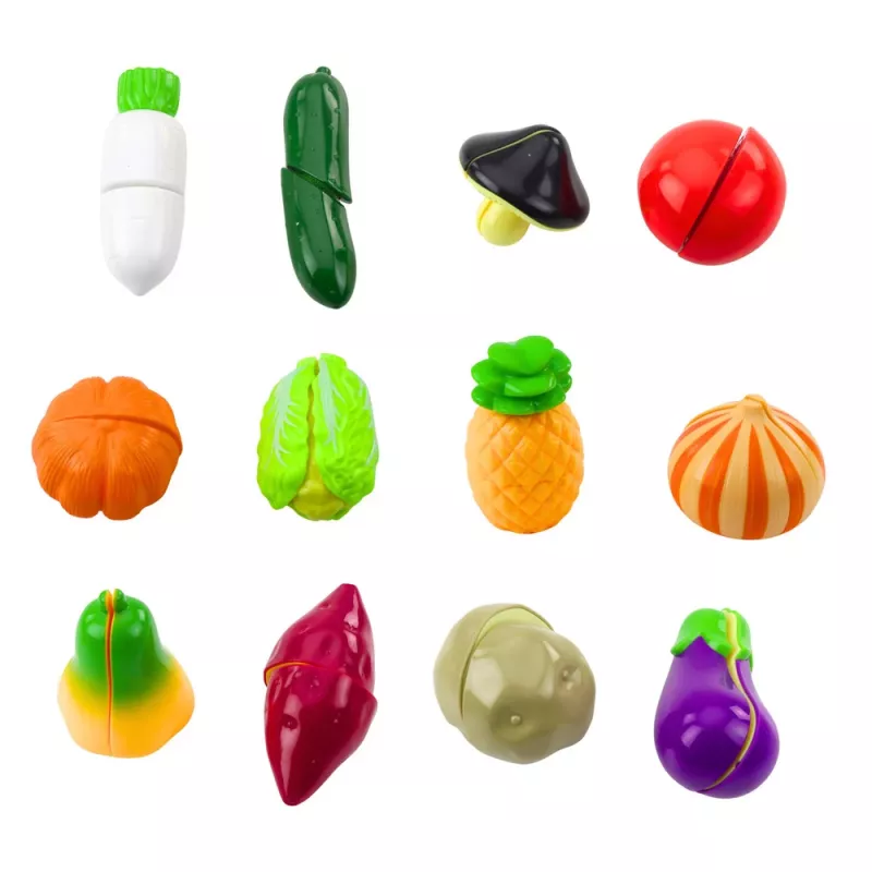 LEAN TOYS conjunto de corte de legumes com tábua e faca, acessório educativo para crianças