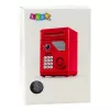 LEAN TOYS cofre eletrónico mealheiro ATM com PIN para crianças, Cinzento