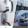 AKYGA AK-SC-E28 Cabo adaptador Type-2 para Schuko para carregadores de VE 16A 0,3m preto