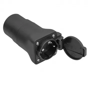 Akyga AK-SC-E29 Adaptador de estação de carregamento, Type 2 (ficha) para tomada Schuko, 13 A, 3,5 kW