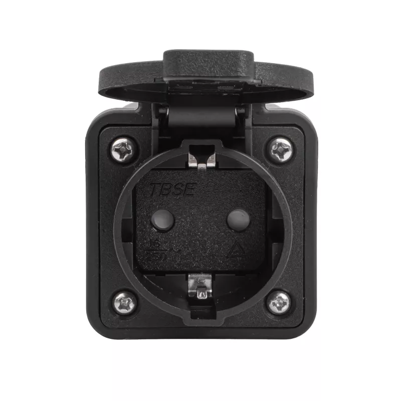 Akyga AK-SC-E29 Adaptador de estação de carregamento, Type 2 (ficha) para tomada Schuko, 13 A, 3,5 kW