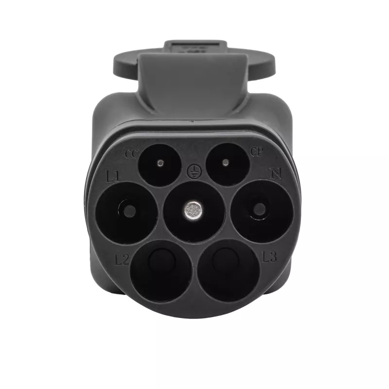 Akyga AK-SC-E29 Adaptador de estação de carregamento, Type 2 (ficha) para tomada Schuko, 13 A, 3,5 kW