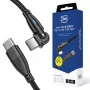 Cabo 3MK Hyper Cable N-SERIES USB-C para USB-C 2m 20V/3A 60W preto - giratório