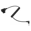 Newell D-Tap para DC 5,5x2,5mm Cabo espiral, 90cm, preto