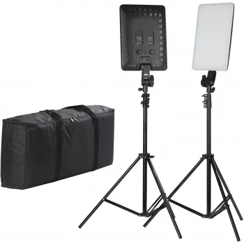 Kit de luz LED de estúdio Quadralite Thea 450