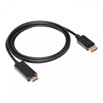 Cabo AKYGA AK-AV-05 DisplayPort para HDMI 1,8 m preto