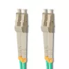 Cabo de patch de fibra ótica LC/UPC para LC/UPC 2,0 m turquesa OM3 multimodo duplex