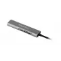 KRUGER & MATZ KM0390 hub USB-C com 4K-HDMI, 2x USB 3.0, leitor de cartões SD/MicroSD e 100W Power Delivery