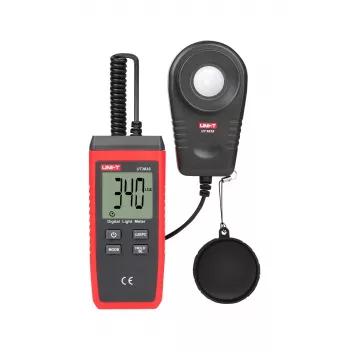 Luxímetro digital UNI-T UT383S com MAX/MIN/AVG, retroiluminação, desligamento automático