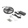 Conjunto de fita LED RGB REBEL LED0175-2 5m com comando IR, 300 LEDs SMD 5050, fonte de alimentação 12V, 16 milhões de cores, regulável, IP20