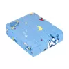 REBEL PREMIUM Manta ponderada para criança, 100% algodão, padrão cosmos, 100x150 cm, 4 kg