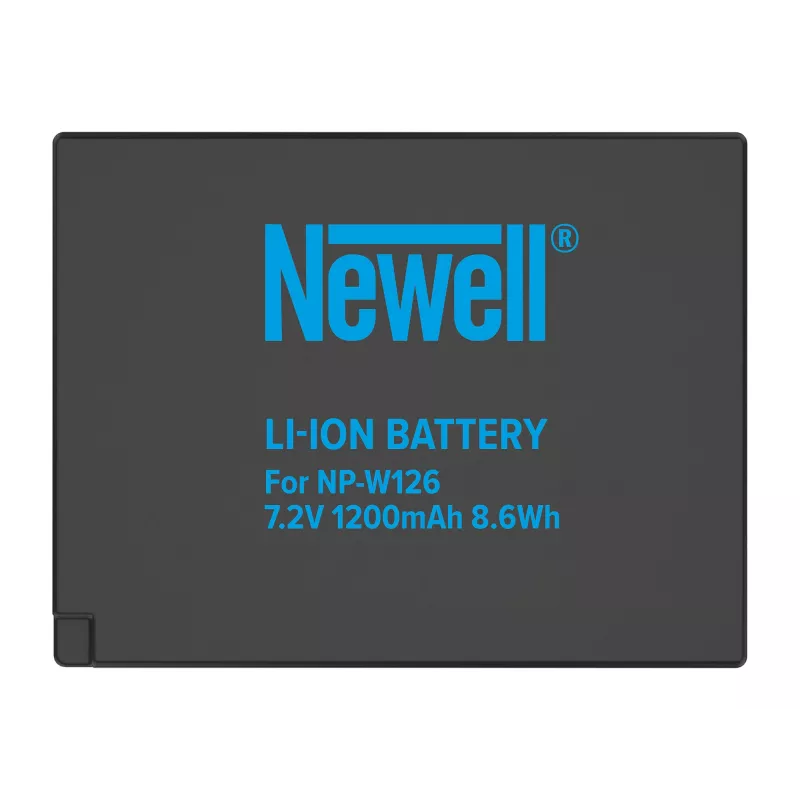 Newell NP-W126 Bateria de substituição para Fujifilm (7,2V, 1260mAh, Li-Ion)